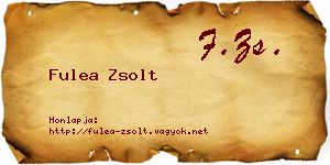 Fulea Zsolt névjegykártya